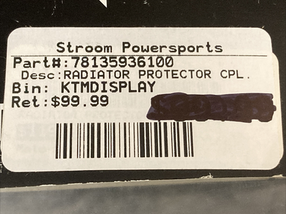 NEW GENUINE KTM 78135936100 radiator protection