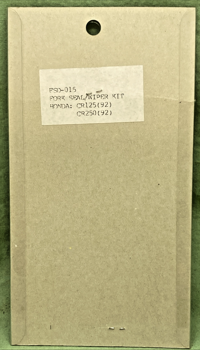 NEW GENUINE K&L 15-5058 FORK SEAL WIPER KIT