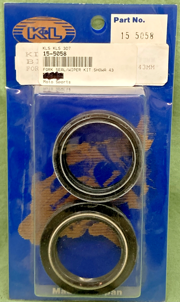 NEW GENUINE K&L 15-5058 FORK SEAL WIPER KIT