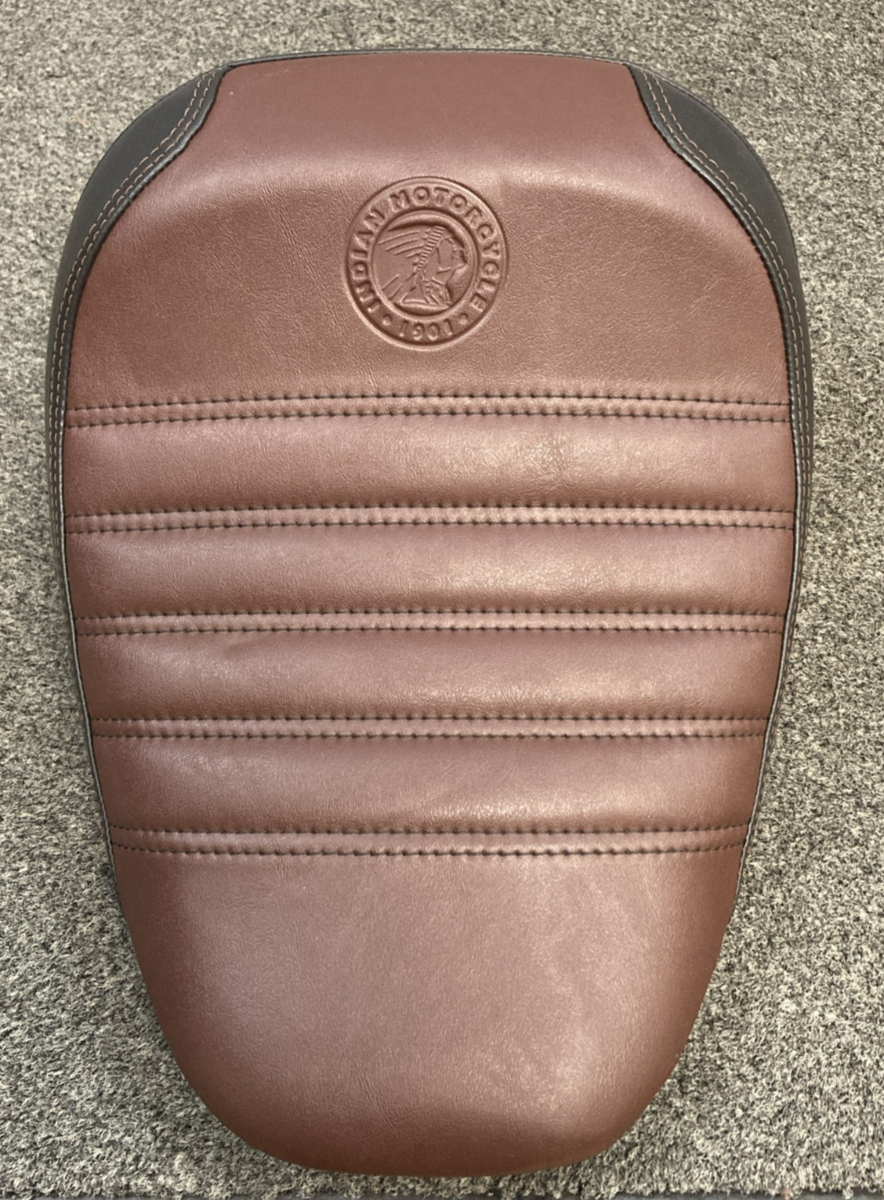 NEW GENUINE POLARIS 2691889-VNB INDIAN SEAT,DRIVER,LOW,BLK/BRNVNL BOBBER ONLY