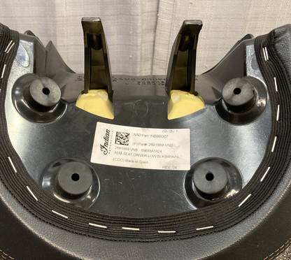 NEW GENUINE POLARIS 2691889-VNB INDIAN SEAT,DRIVER,LOW,BLK/BRNVNL BOBBER ONLY