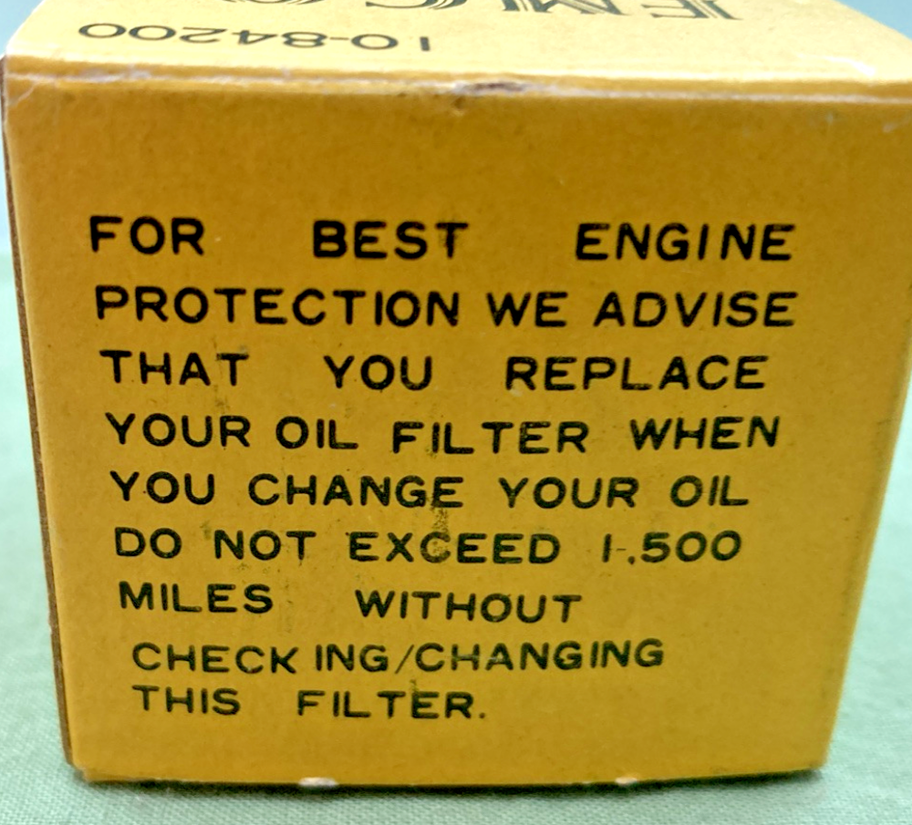 QTY 2 NEW GENUINE EMGO 10-84200 OIL FILTER REPLACEMENT FOR SUZUKI 16510-05240