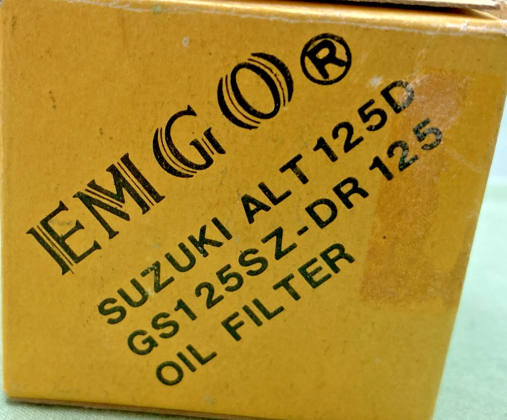 QTY 2 NEW GENUINE EMGO 10-84200 OIL FILTER REPLACEMENT FOR SUZUKI 16510-05240