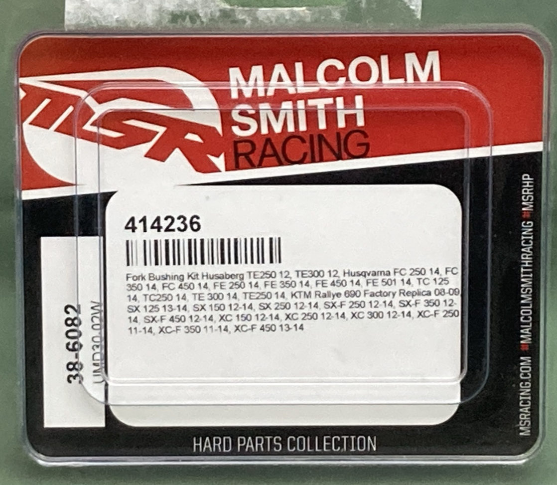NEW GENUINE MALCOLM SMITH RACING 414236 FORK BUSHING KIT COMPLETE