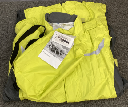 NEW GENUINE BMW 76258553503 Suit Motorrad ProRain Unisex Yellow 2XL W/ BAG