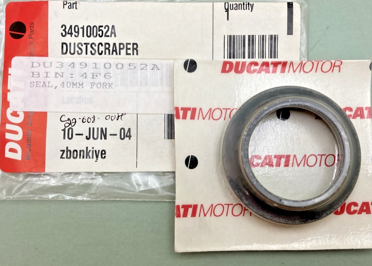 NEW GENUINE DUCATI 34910052A DUST COVER, 40MM