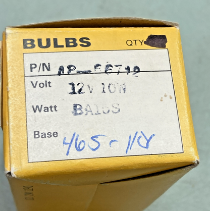 QTY 3 NEW GENUINE EMGO 48-66712 12V 10W BULB