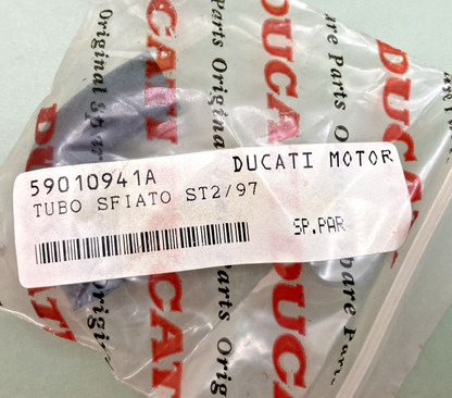 NEW GENUINE DUCATI 59010941A BREATHER PIPE