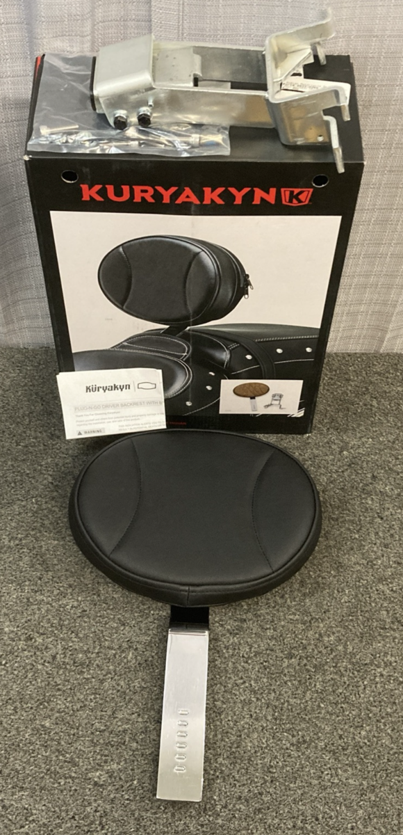 NEW GENUINE KURYAKYNK 0822-0268  Plug-N-Go Driver's Backrest Black - 1628