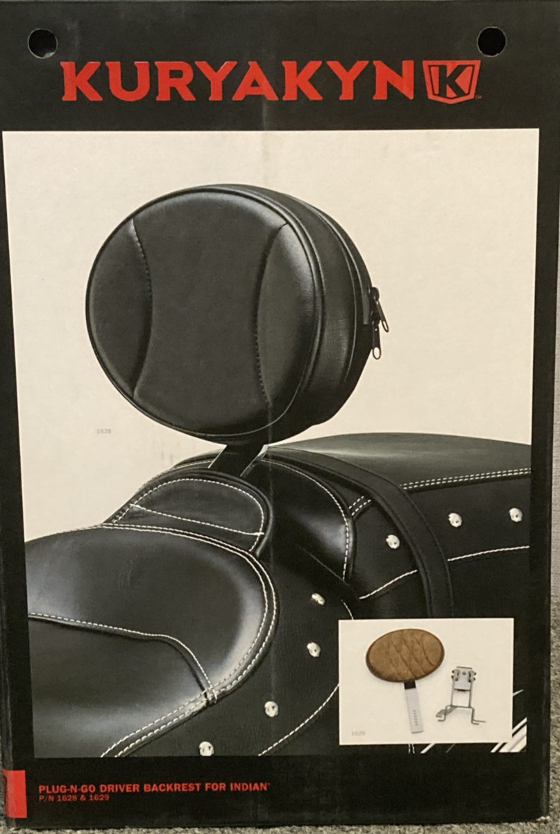 NEW GENUINE KURYAKYNK 0822-0268  Plug-N-Go Driver's Backrest Black - 1628