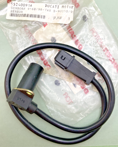 NEW GENUINE DUCATI 55240091A DETECTOR, SENSORE 916B/98-748 B-900SS/99