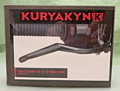 NEW GENUINE KURYAKYNK 7136 Gloss Black Legacy Brake and Shift Levers 15-16 India