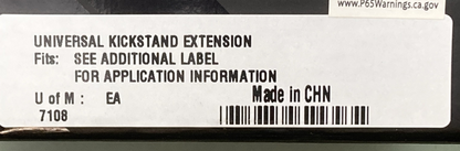 NEW GENUINE KURYAKYNK 7108 Universal Kickstand Extension