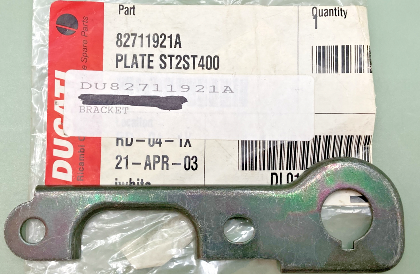 NEW GENUINE DUCATI 82711921A BRACKET, SOCKET, LOW VOLTAGE