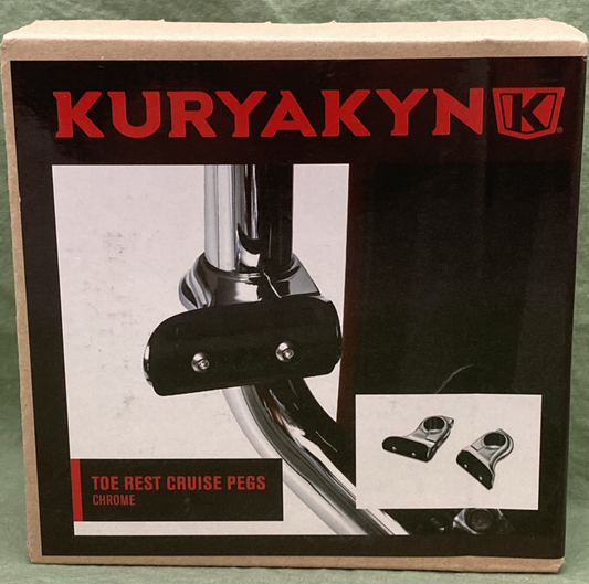 NEW GENUINE KURYAKYNK 7615 Toe Rest Cruise Peg CHROME