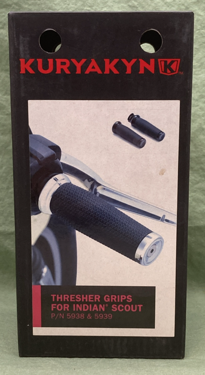 NEW GENUINE KURYAKYNK 5938 Chrome Thresher Grips