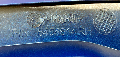 NEW GENUINE POLARIS 5454614-620 CLOSEOUT-FENDER,UPR, RH, BBLU,