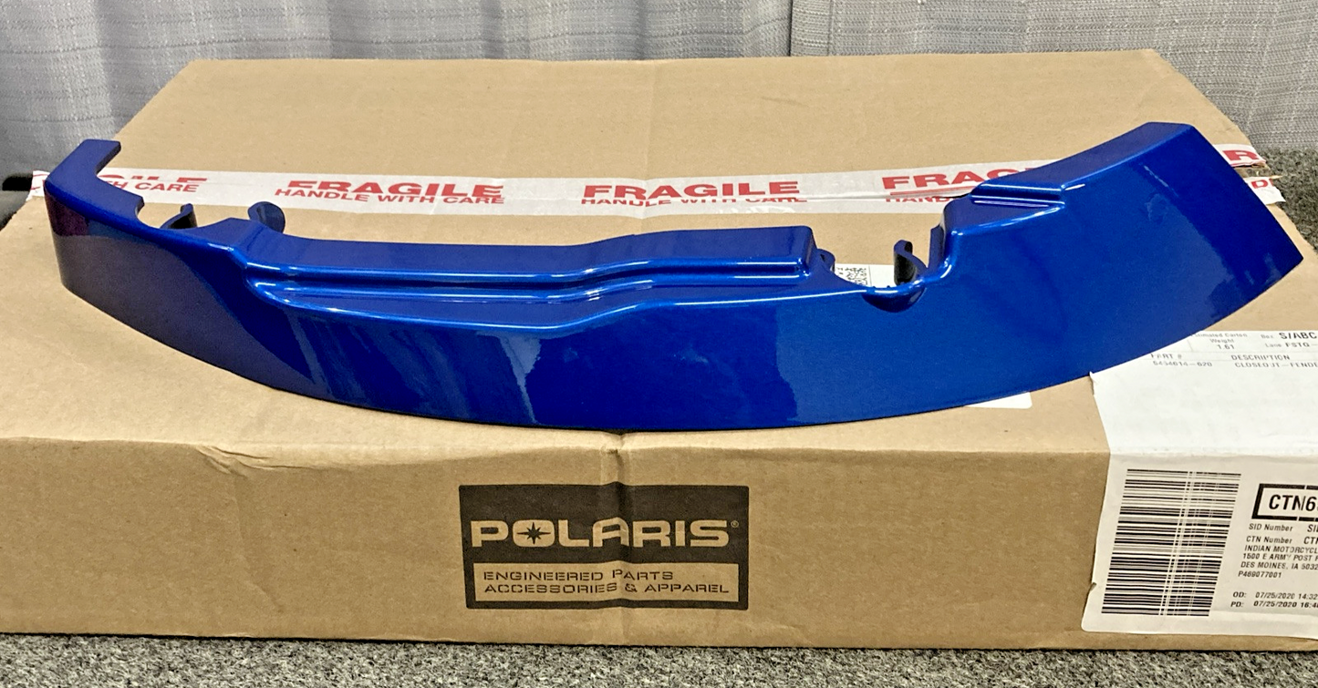 NEW GENUINE POLARIS 5454614-620 CLOSEOUT-FENDER,UPR, RH, BBLU,