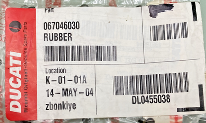 NEW GENUINE DUCATI 067046030 FAIRLEAD RUBBER