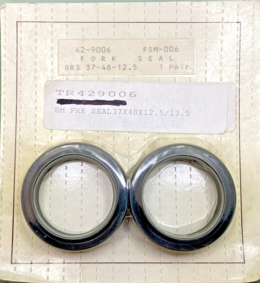 NEW REPLACES BIKE MASTER 42-9006 FORK SEAL 37X48X12.5