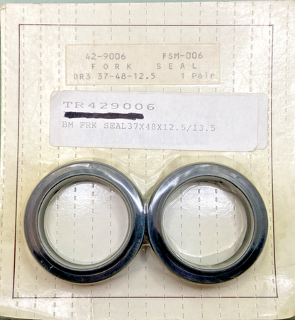 NEW REPLACES BIKE MASTER 42-9006 FORK SEAL 37X48X12.5