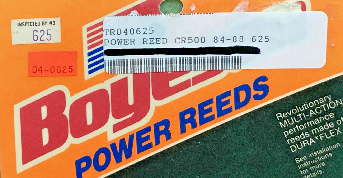 NEW GENUINE BOYESEN 625 POWER REED CR500 '84-'88