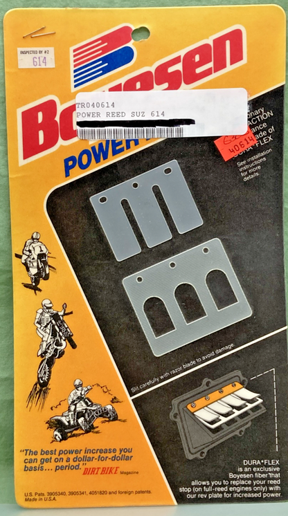 NEW GENUINE BOYESEN 614 POWERREED SUZ