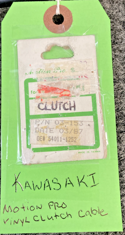 NEW GENUINE MOTION PRON 03-153 CLUTCH CABLE, KAWASAKI (54011-1252)