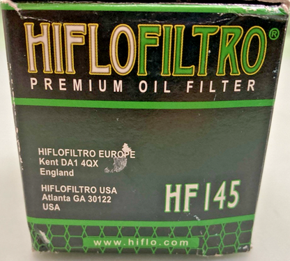 NEW GENUINE HIFLOFILTRO HF145 PREMIUM OIL FILTER, YAMAHA