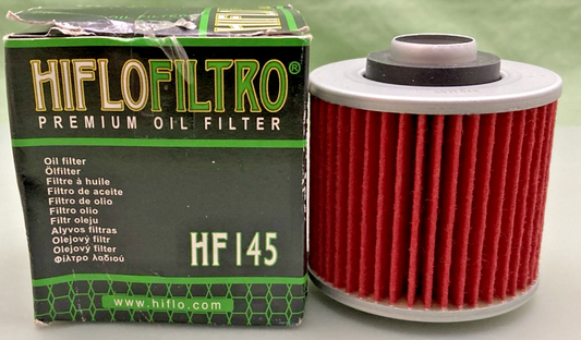 NEW GENUINE HIFLOFILTRO HF145 PREMIUM OIL FILTER, YAMAHA