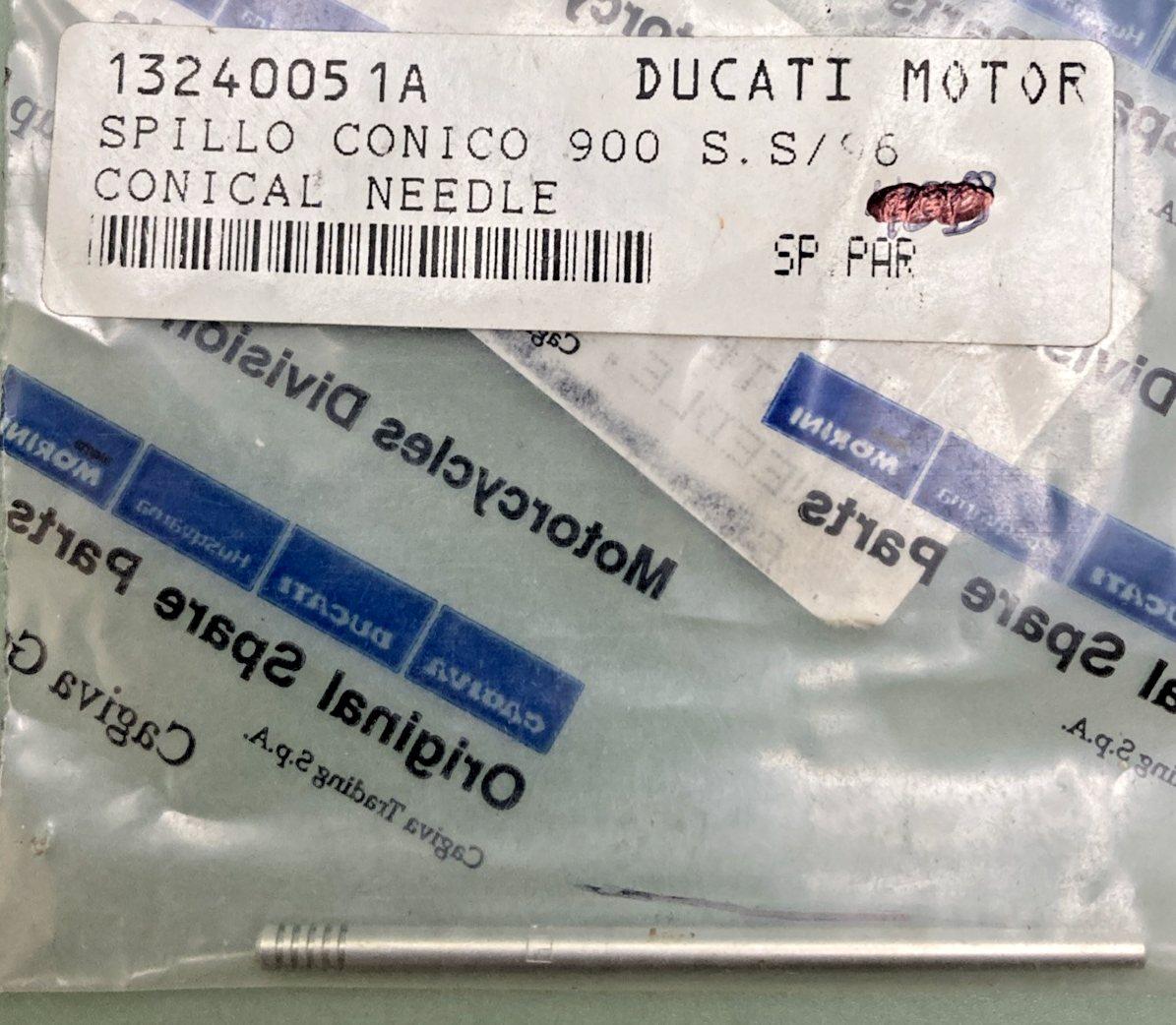 NEW GENUINE DUCATI 13240051A CONICAL NEEDLE, 5C19-4 EURO