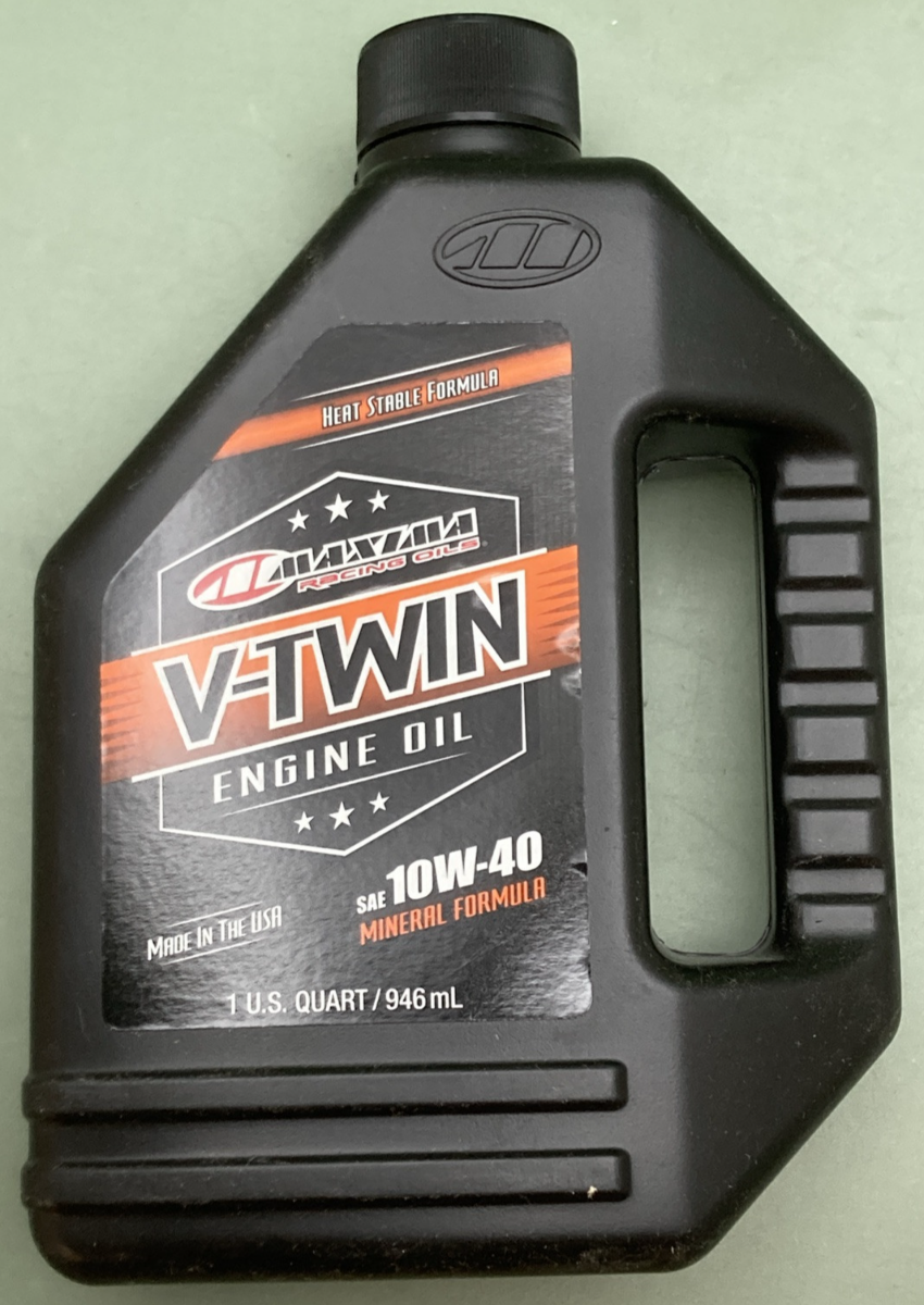 NEW MAXIMA 30-05901 ENGINE OIL MINERAL 10W-40 V-TWIN 1qt (32oz)