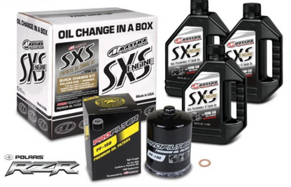 NEW MAXIMA 90-219013 OIL CHANGE IN A BOX 10W-50 SYNTHETIC COMPLETE KIT