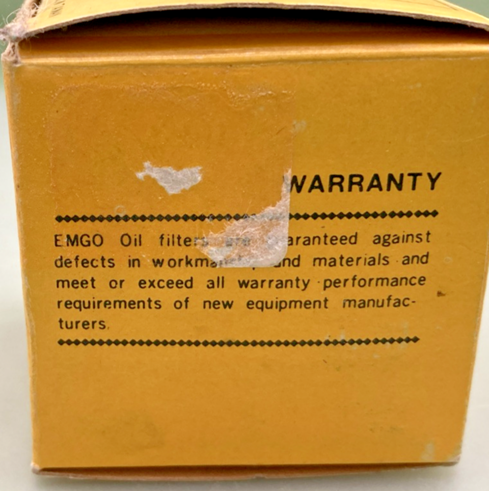 NEW GENUINE EMGO 10-73900 OIL FILTER REPLACES KAWASAKI 16097-1002