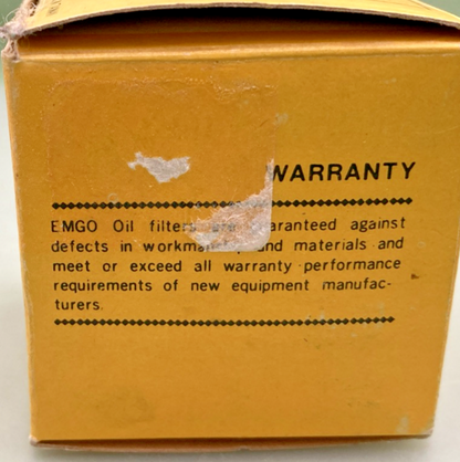 NEW GENUINE EMGO 10-73900 OIL FILTER REPLACES KAWASAKI 16097-1002