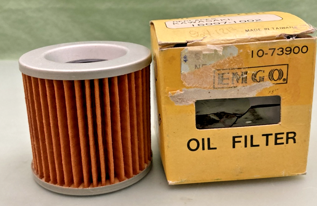 NEW GENUINE EMGO 10-73900 OIL FILTER REPLACES KAWASAKI 16097-1002