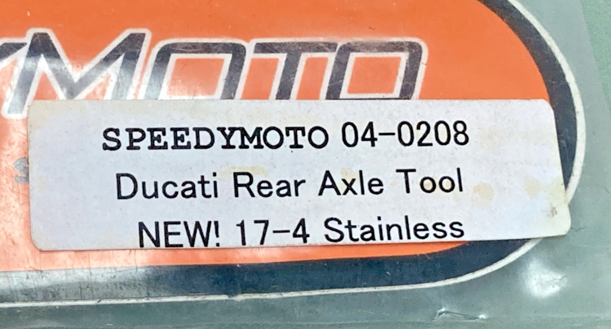 NEW GENUINE SPEEDYMOTO 04-0208 REAR AXLE TOOL FOR DUCATI