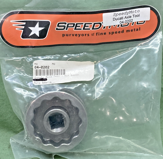 NEW GENUINE SPEEDYMOTO 04-0202 AXLE TOOL, NUT SOCKET FOR DUCATI