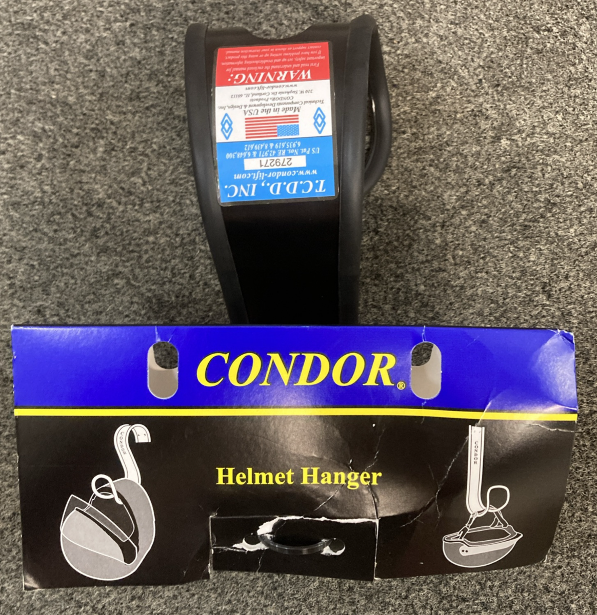 NEW GENUINE CONDOR 279271 Universal Helmet Hanger UHH