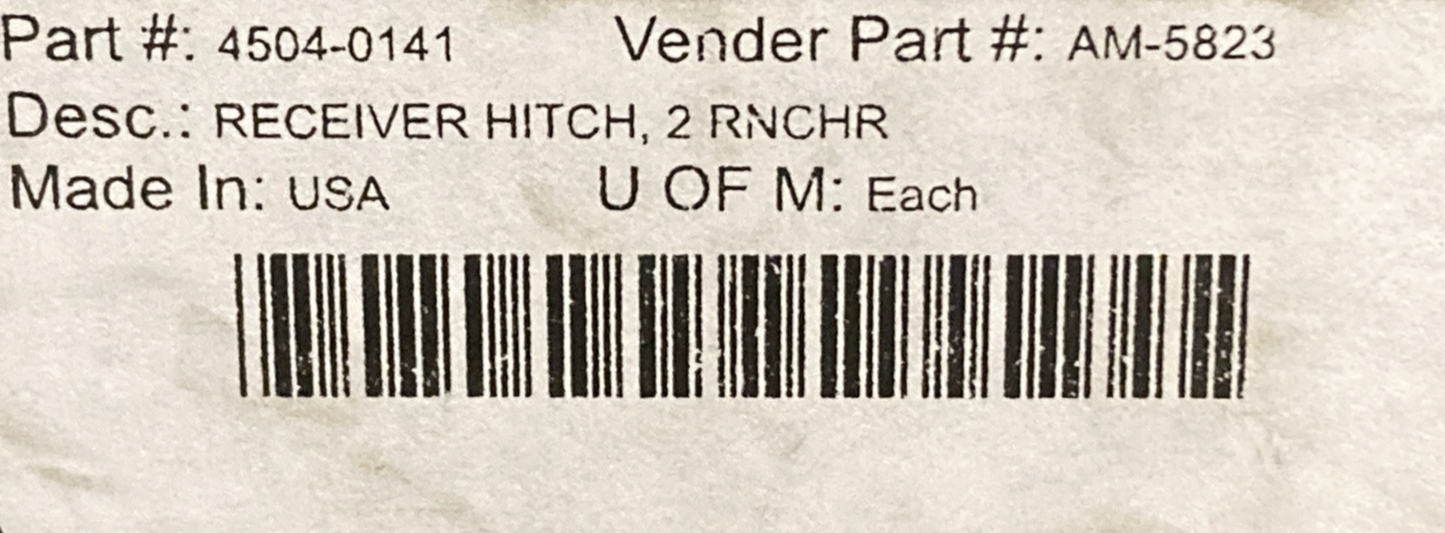 NEW GENUINE MOOSE 4504-0141 RECEIVER HITCH 2 RNCHR