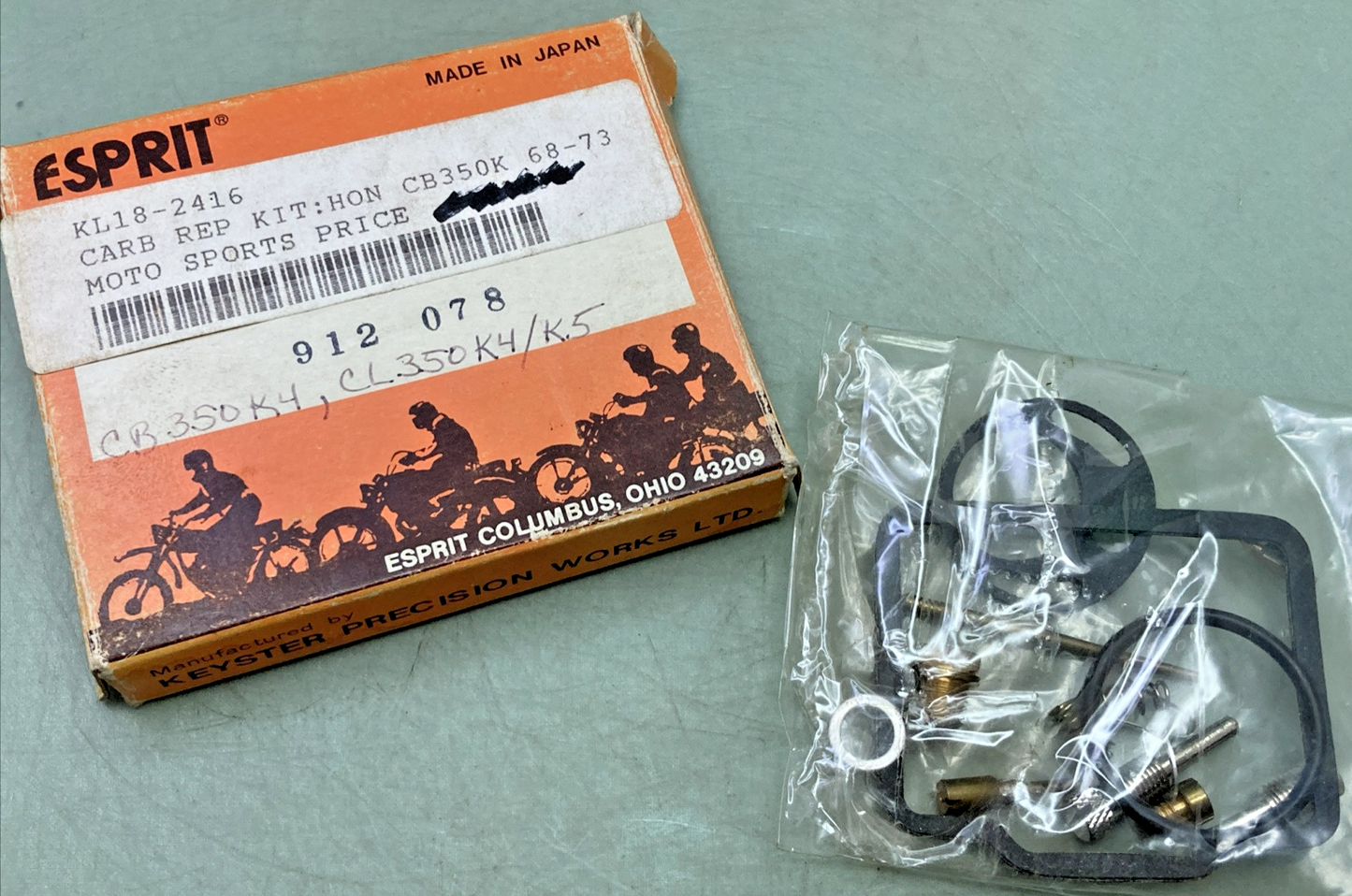 NEW GENUINE ESPRIT 912078 CARB REPAIR KIT, INCOMPLETE
