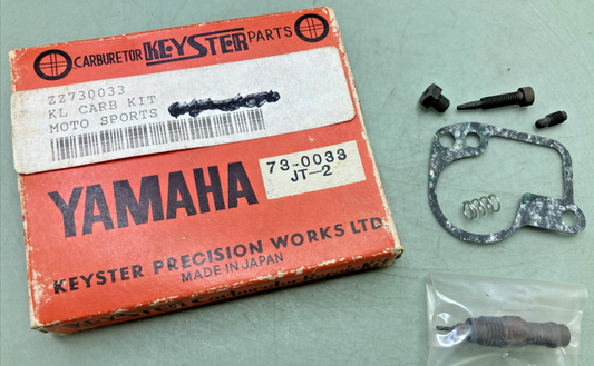 NEW GENUINE KEYSTER 73-0033 JT-2 CARB KIT FOR YAMAHA, INCOMPLETE