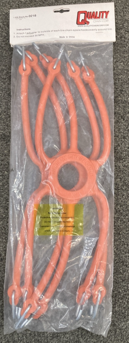 NEW GENUINE QUALITY CHAIN CORP 0218 CHAIN ADJUSTER SET RUBBER HEAVY DUTY