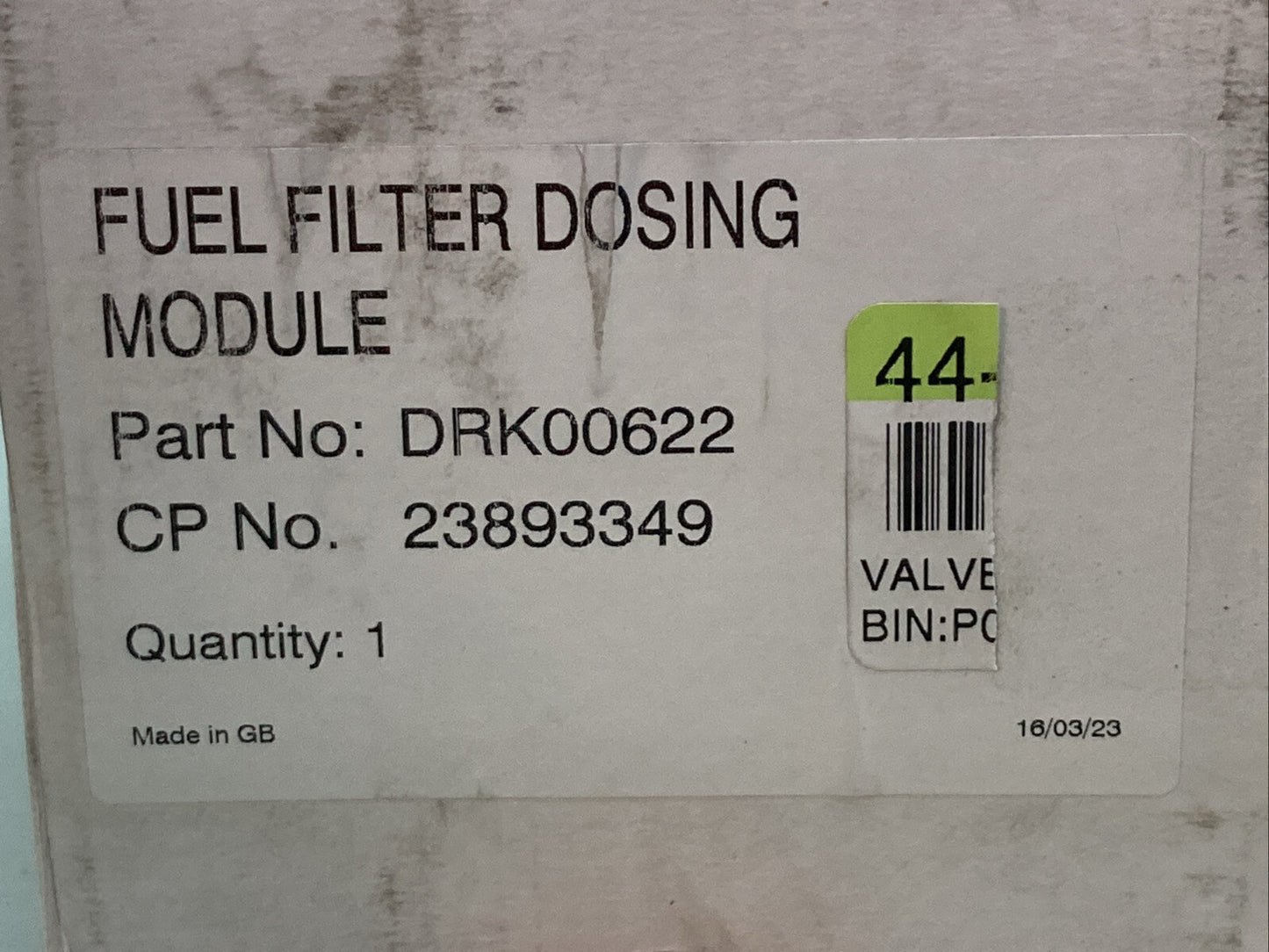NEW REPLACES MACK DRK00622 FUEL FILTER DOSING MODULE