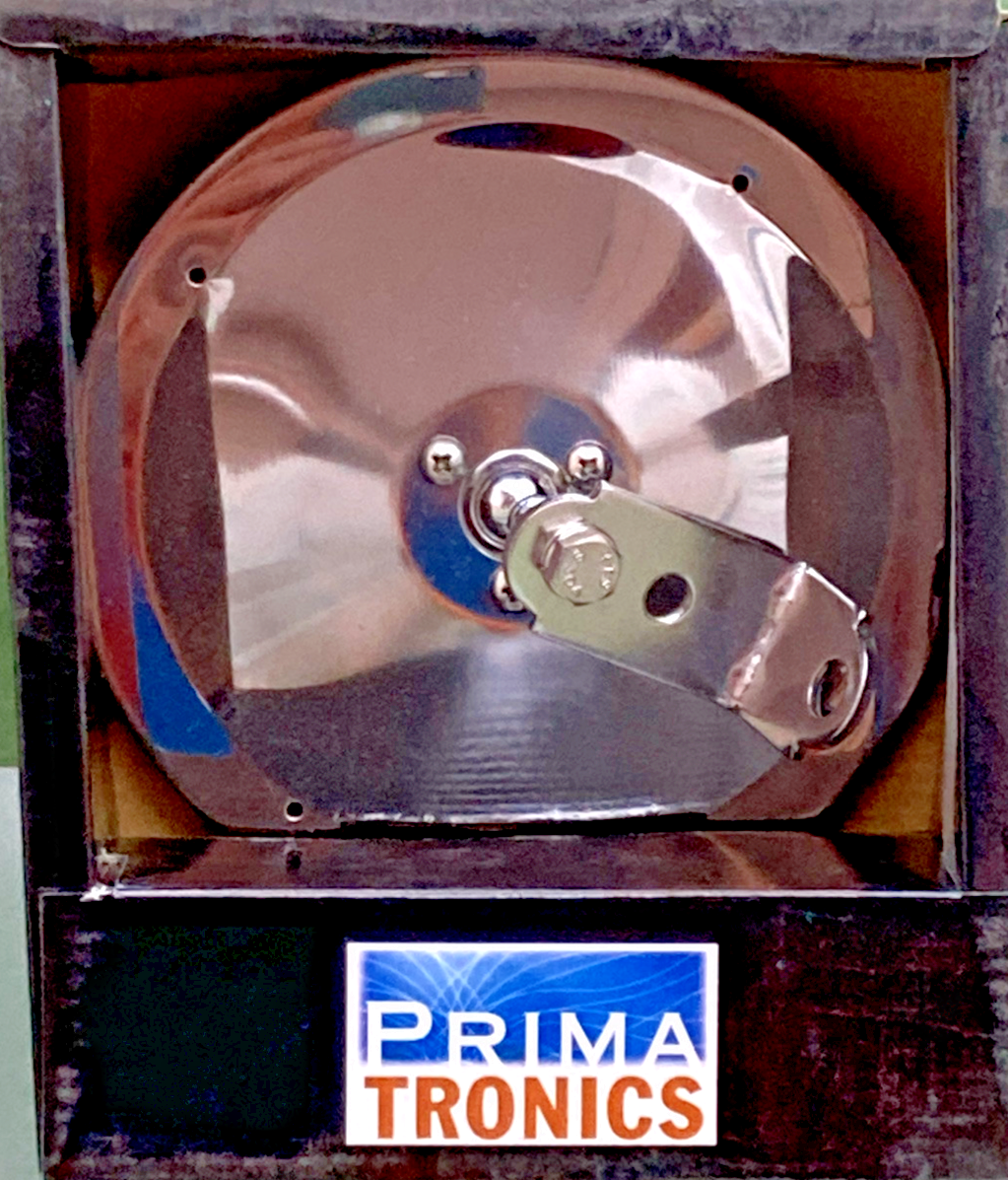 NEW PRIMA TRONICS PTM9206 6" Stainless Steel Convex Mirror with L Bracket