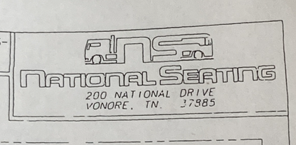 NEW NATIONAL SEATING SK-582-2 SEAT SHOCK HEAVY DUTY W/ HARDWARE