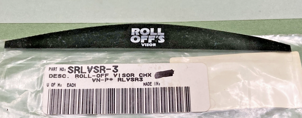 QTY 3 NEW GENUINE VIOLATOR SRLVSR-3 VIOLATOR CMX ROLL OFF VISOR