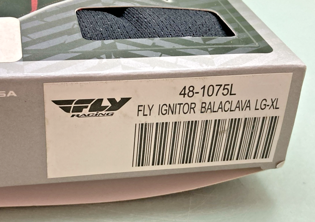 NEW GENUINE FLY RACING 48-1075L FLY IGNITOR BALACLAVA LG-XL