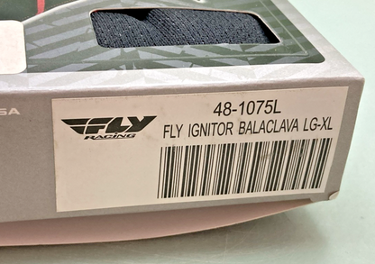 NEW GENUINE FLY RACING 48-1075L FLY IGNITOR BALACLAVA LG-XL