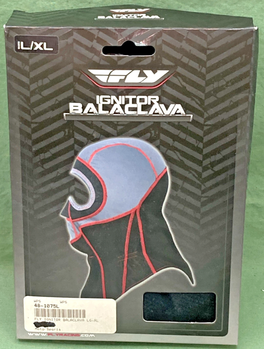NEW GENUINE FLY RACING 48-1075L FLY IGNITOR BALACLAVA LG-XL